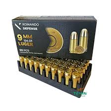 9X19 MM KOMANDO DEFENCE (FMJ 124 GRN) LUGER FİŞEK