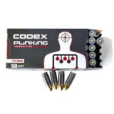 9X19 MM LUGER CODEX PLINKING (FMJ-115 GRN) TB.FİŞ.