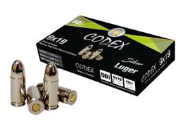 9x19 MM (Para) CODEX (FMJ-124 GRN) TAB. FİŞEĞİ,
